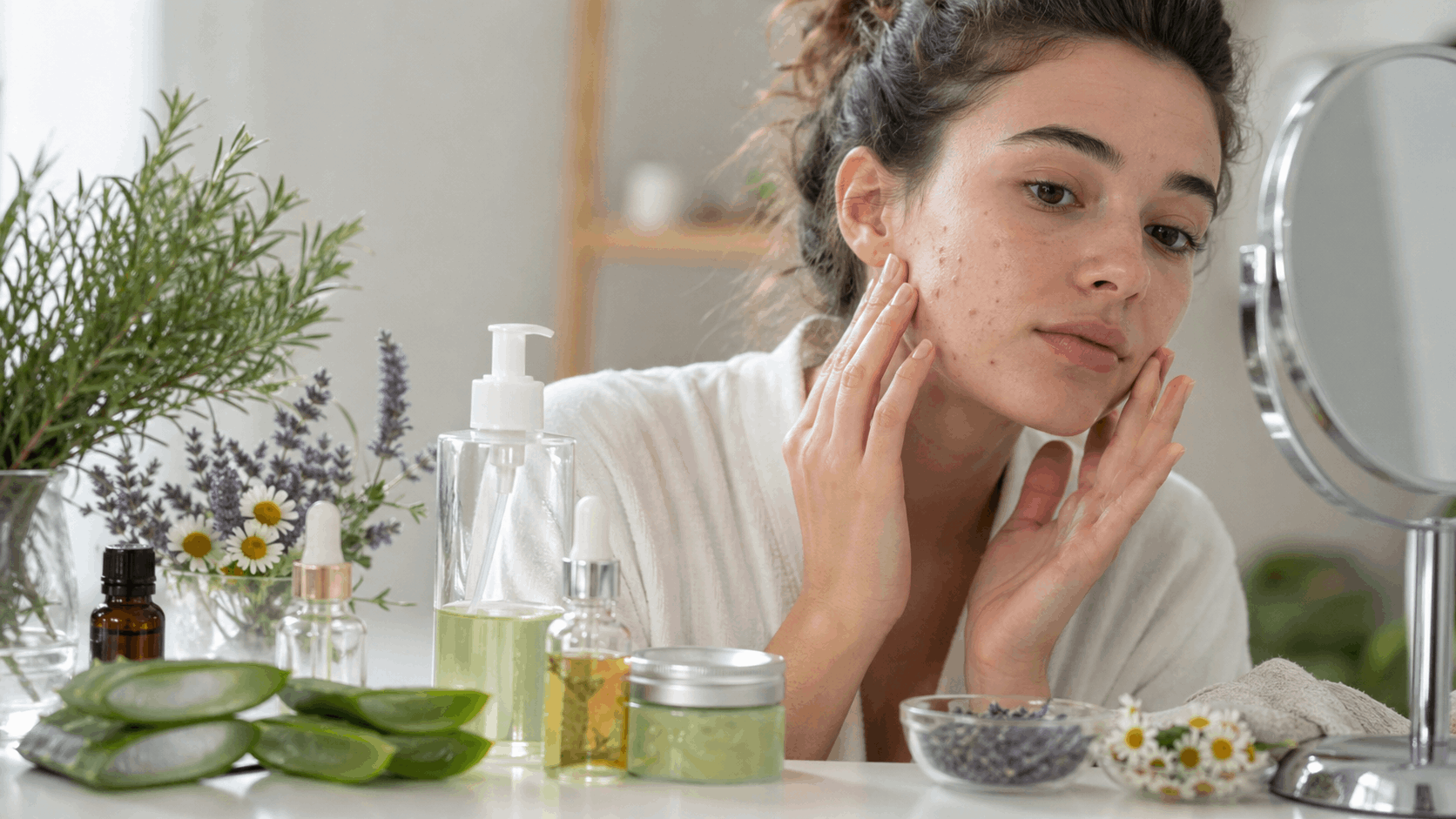 צמחי מרפא לאקנה לשגרה מאוזנת: אילו צמחים משתלבים נכון בטיפול יומיומי ב-2026